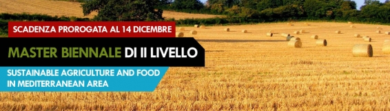 Master  "Sustainable agriculture and food in mediterranean area"