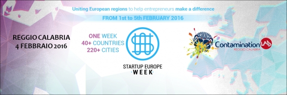 4 febbraio Startup Europe Week di Contamination Lab