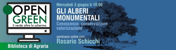 Biblioteca Agraria|Seminario con il Prof. Schicchi su Gli alberi monumentali