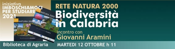 IMBOSCHIAMOCI 2021 seminario conclusivo Rete NATURA 2000: La Biodiversità in Calabria
