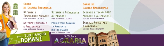 Facoltà di Agraria offerta formativa 2012/13