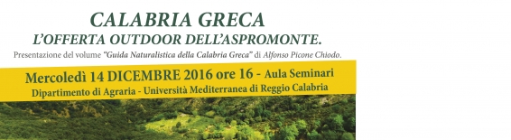Presentazione del volume Guida Naturalistica della Calabria Greca