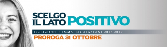 Proroga iscrizioni ed immatricolazioni al 31 ottobre