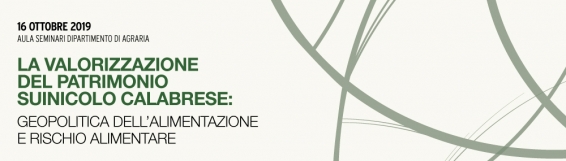 Agraria. Convegno "La valorizzazione del patrimonio suinicolo calabrese"