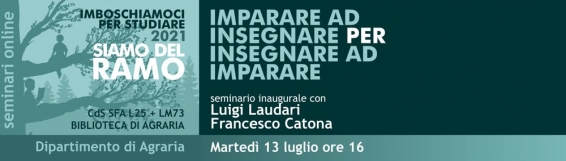 IMBOSCHIAMOCI 2021| Seminario inaugurale Imparare ad insegnare, per insegnare ad imparare: Esperienze dal mondo della scuola